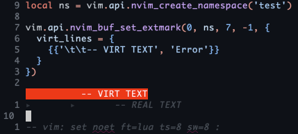 Virtual lines don't render `\t` correctly · Issue #17148 · neovim ...
