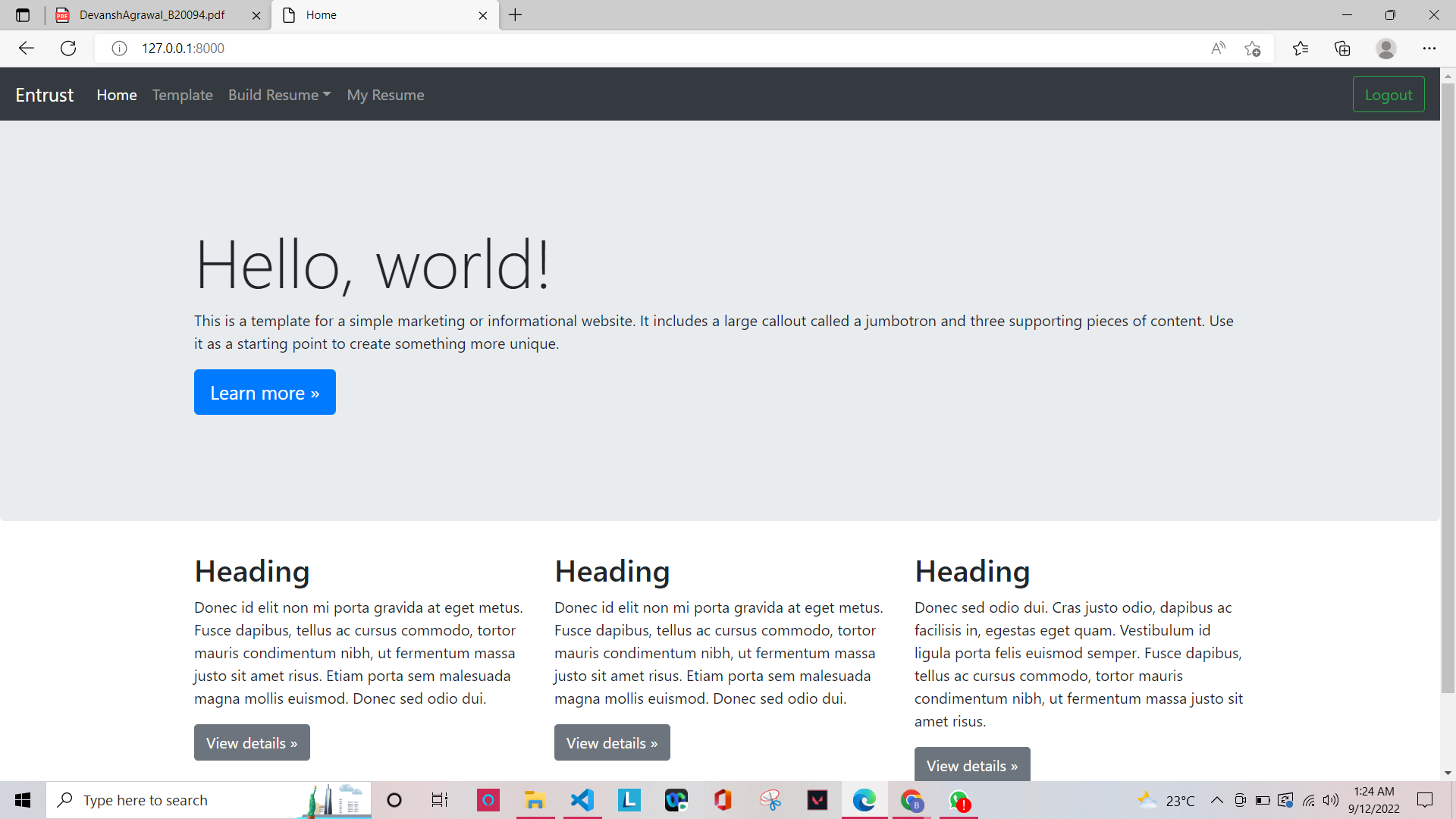 GitHub - Devansh0901/Resume-Builder · GitHub