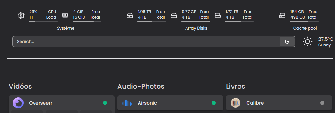 [Bug?] Information widget · Issue #169 · gethomepage/homepage · GitHub