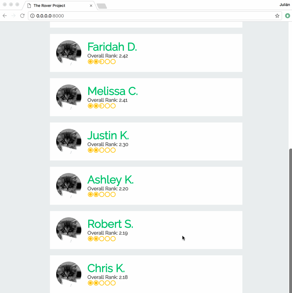 GitHub - juanesarango/roger-project: Interview project made as training ...