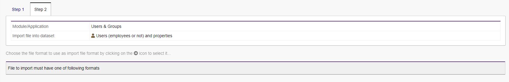 Import Module does not display option to proceed to Step-3 · Issue ...