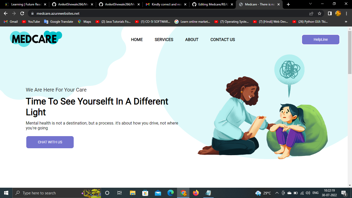 GitHub - AniketShewale266/Medcare: The project is made with HTML CSS ... image.