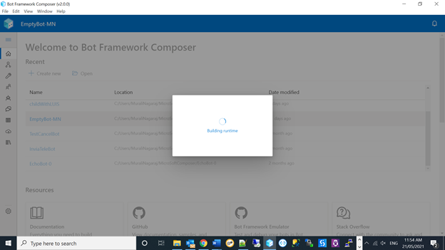 Unable to create BOT after download Composer version 2.0 · Issue #7876 ...