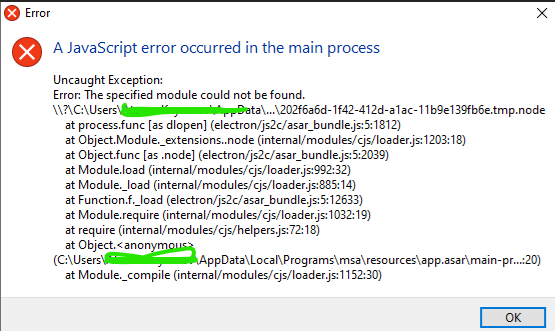 [Bug]: problem loading native modules when launching on login · Issue ...