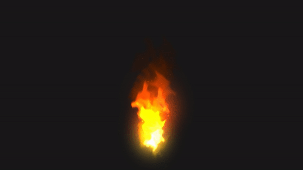 Simple Fire Particles Particle-System | Particle-System projectII