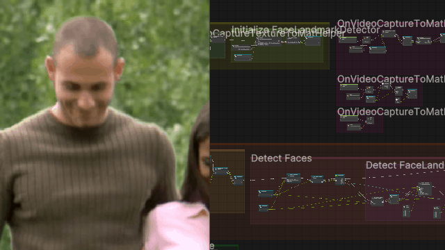 VisualScriptingWithDlibFaceLandmarkDetectorExample