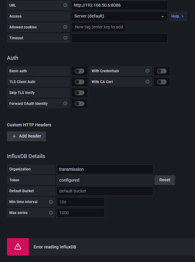 Error reading influxdb 1 8 4 flux query language issue 42094