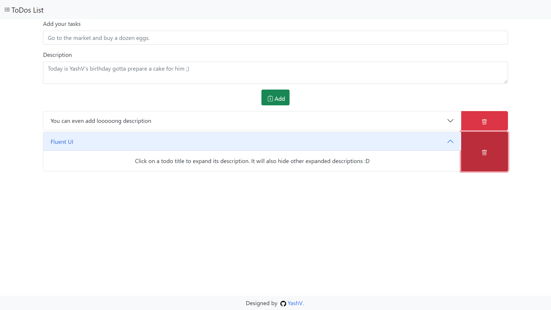 GitHub - yvs2701/React-Todos-List: My first React app, took me days...