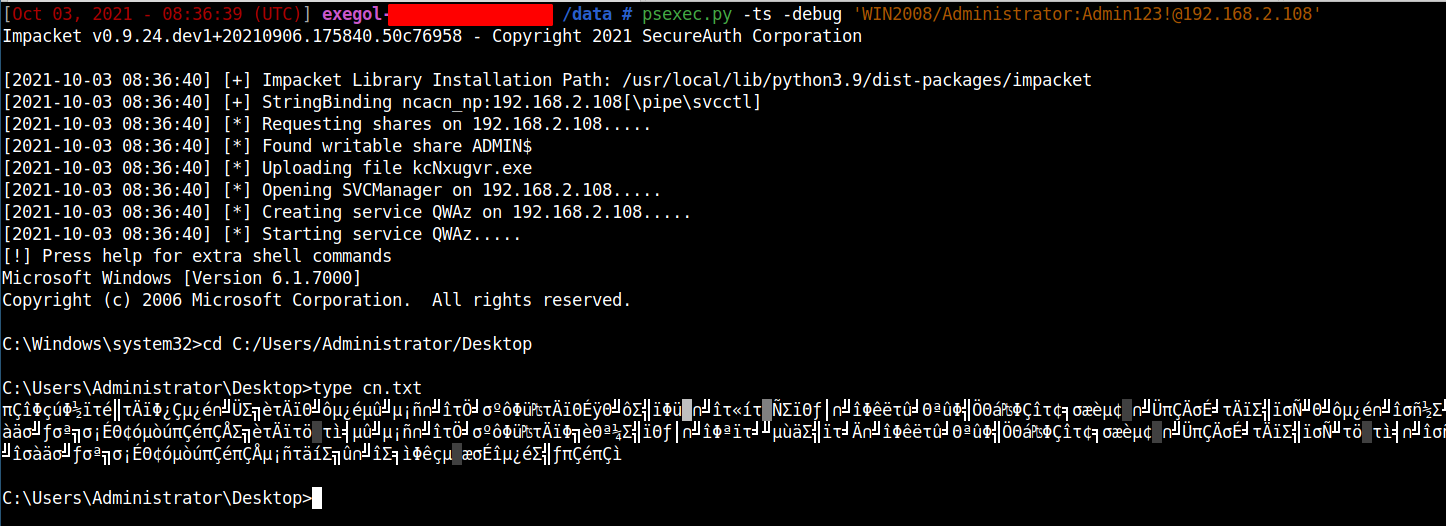 Fixes #1079 psexec.py decoding problems on multi bytes characters by ...