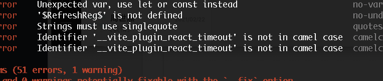 a bug about eslint when runing in the browser · Issue #2336 · vitejs ...