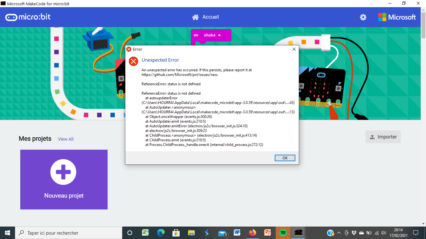 pourriez vous m'aider svp · Issue #7897 · microsoft/pxt · GitHub