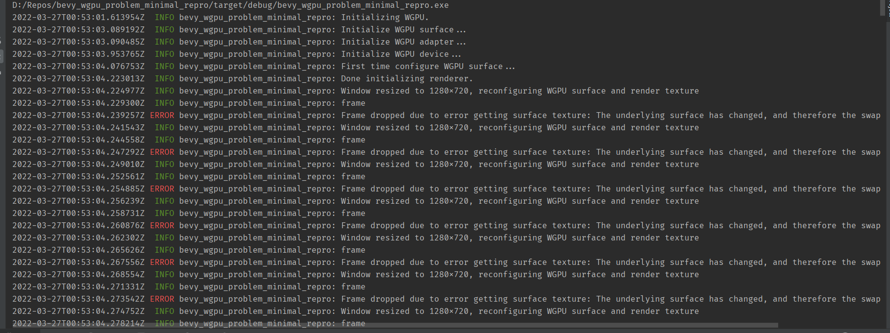 GitHub - Sixmorphugus/bevy_wgpu_problem_minimal_repro · GitHub