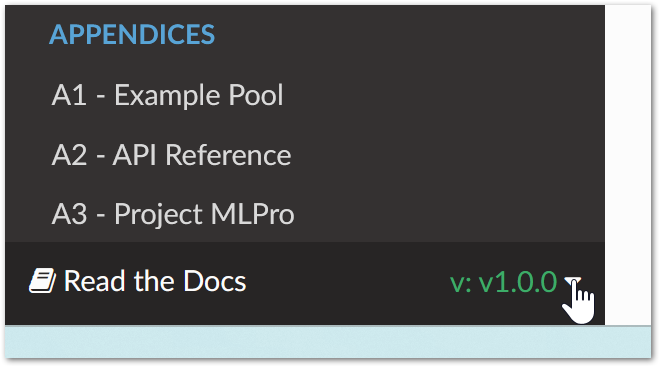 Bug: RTD - Control Element for Version Selection doesn't work · Issue ...