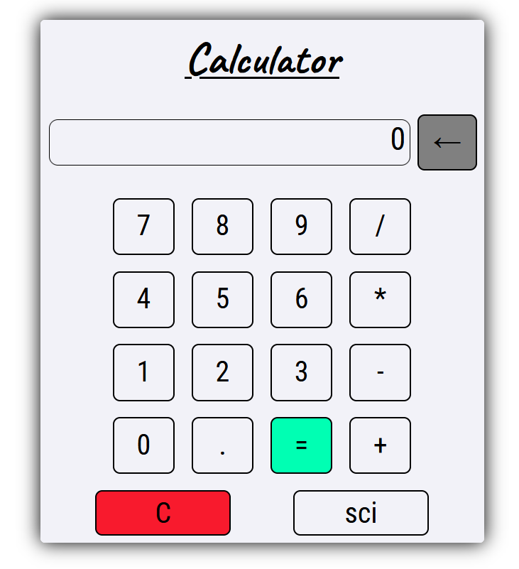 GitHub - butani111/calculator: This calculator has two modes (normal ...