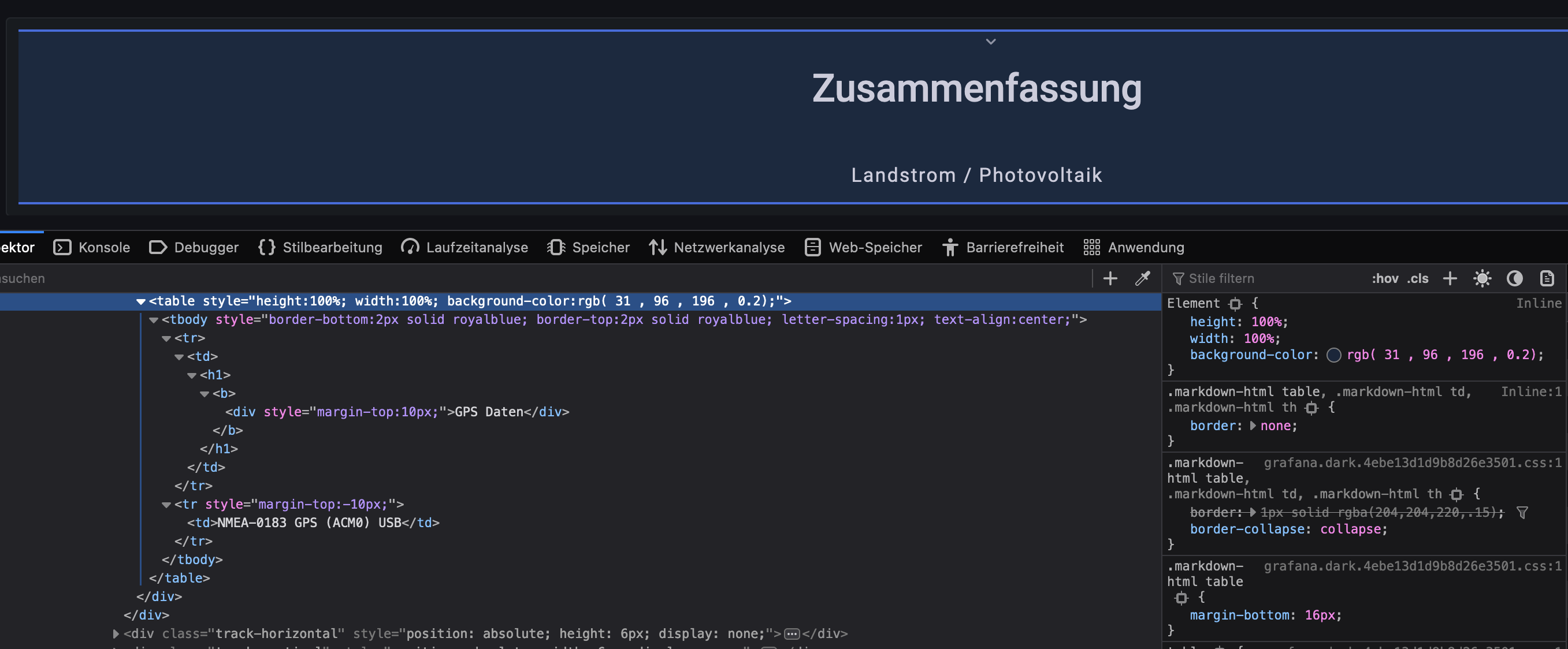 Markdown table scrolls because of margin-bottom: 16px · Issue #36817 ...