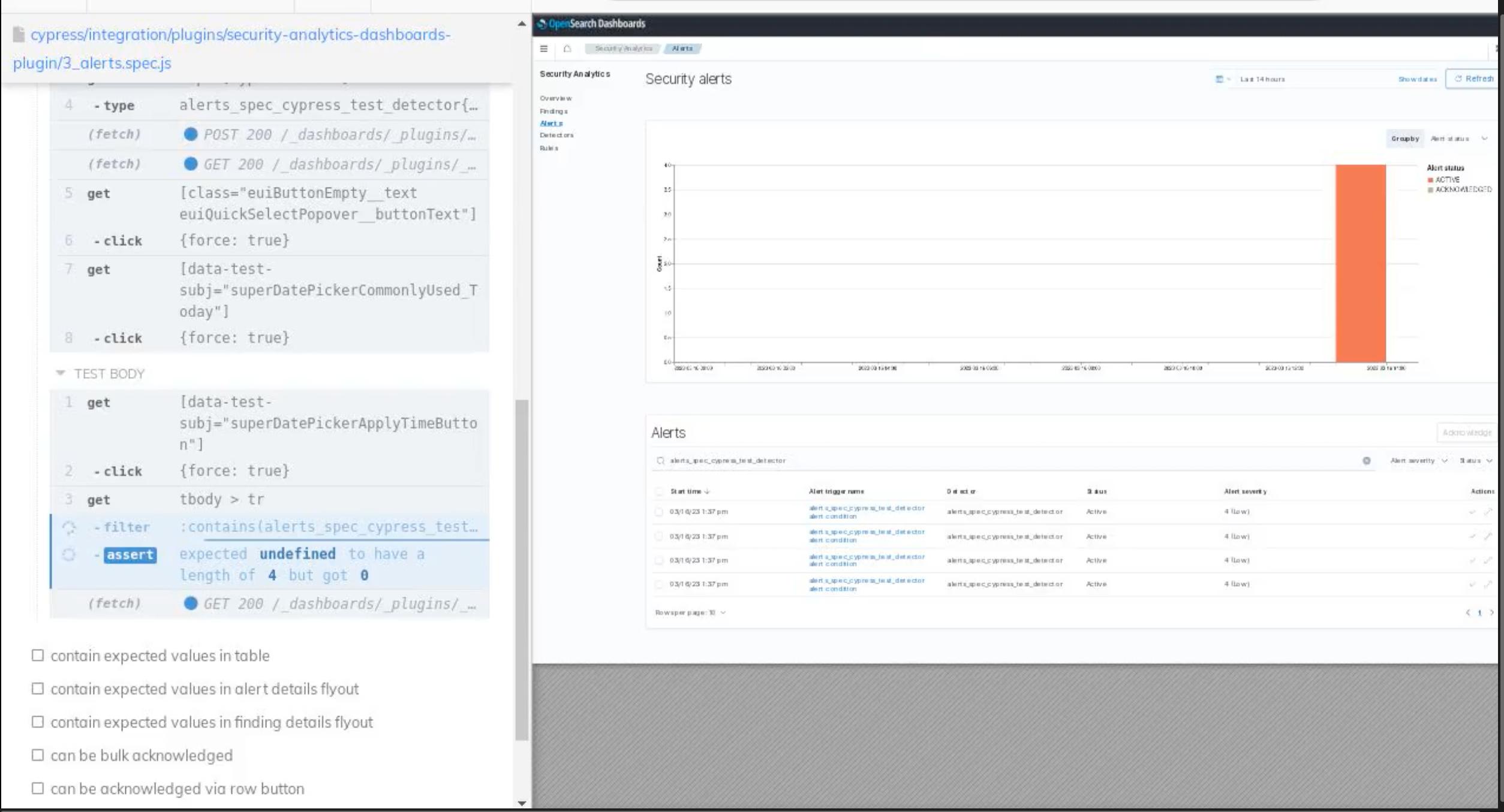 [BUG] Tracking issue for flaky and failing cypress tests · Issue #489 ...