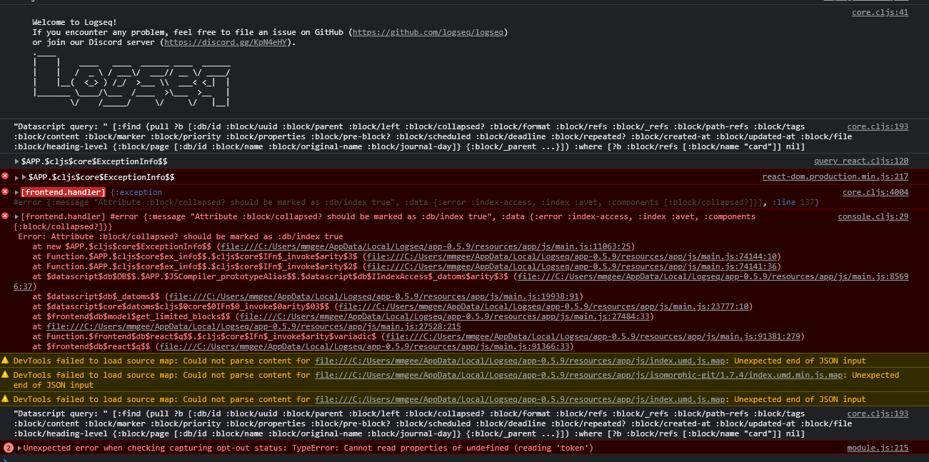 logseq crashed. ui blank · Issue #4151 · logseq/logseq · GitHub