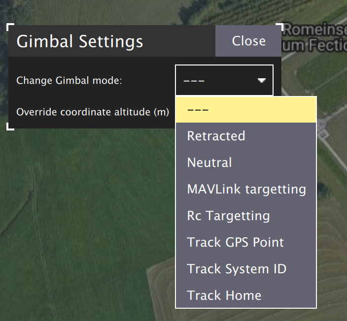 FlightMap Add widget with gimbal orientation feedback by spark404