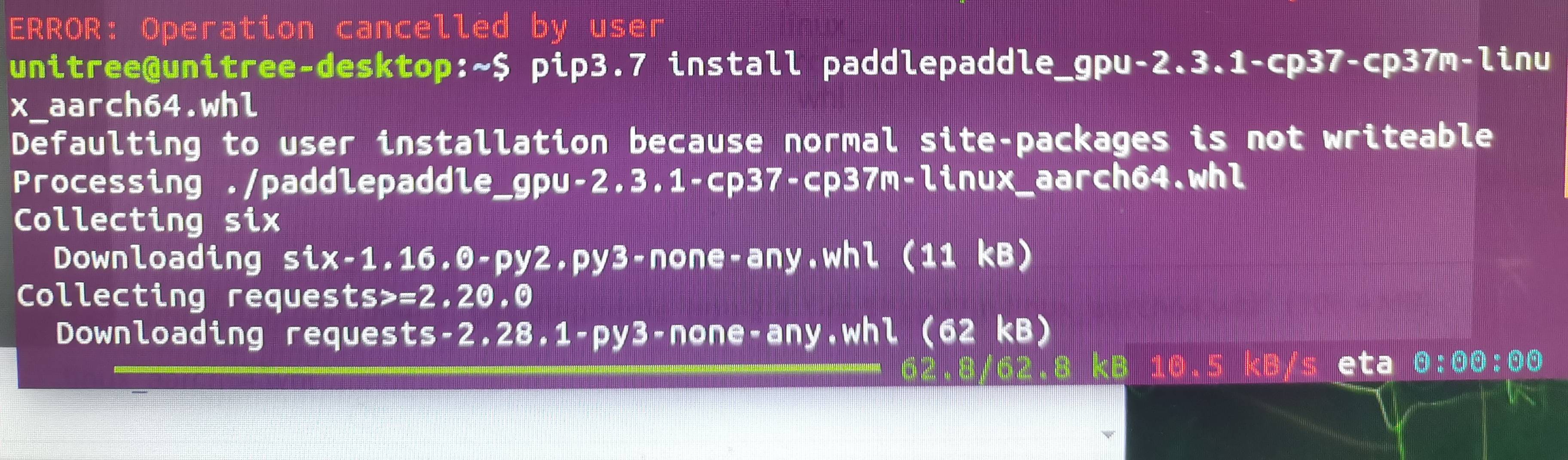 please use `pip install 神奇的新问题!我jetpack版本是4.6,pip安装适配4.6的whl结果显示不适用于本设备,pip安装适配4.6.1的反而不报错 ...
