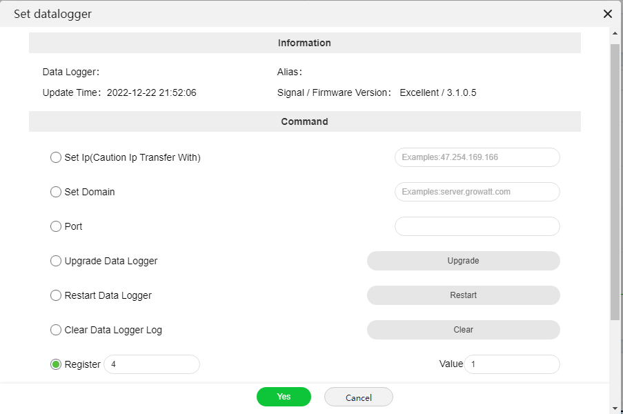 Inverter type MAX/MID/MAC no device specific data? · Issue 84190