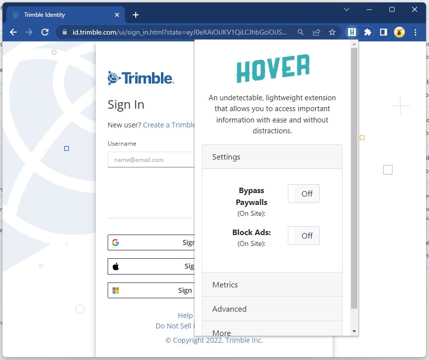 Sketchup / Trimble Blocking login page · Issue 177 · nathan149