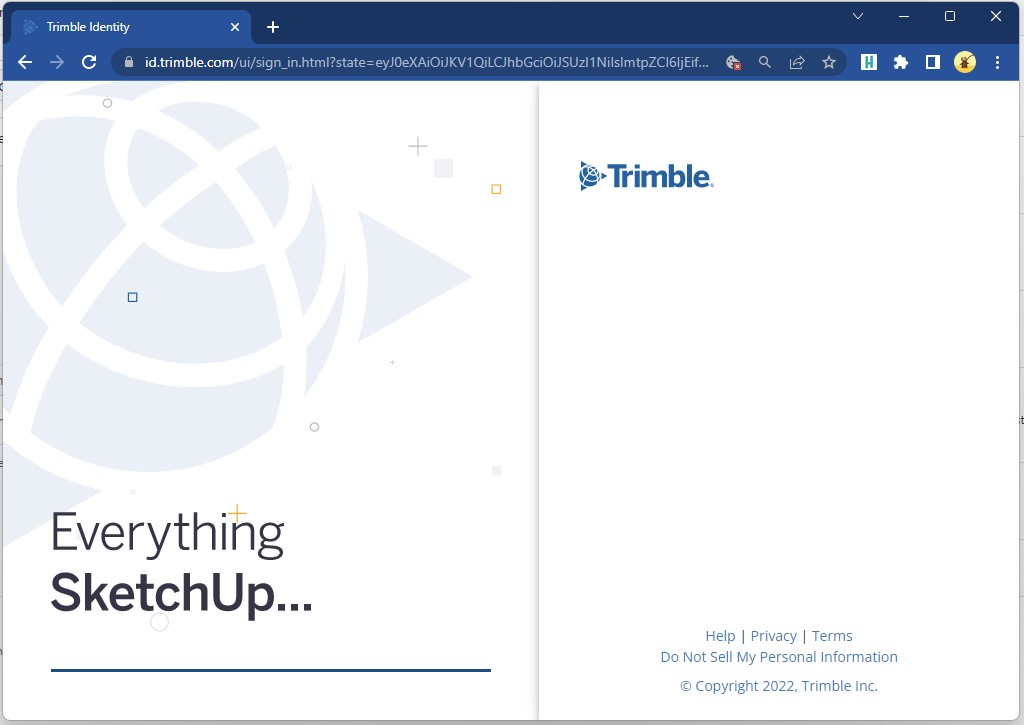 Sketchup / Trimble Blocking login page · Issue 177 · nathan149