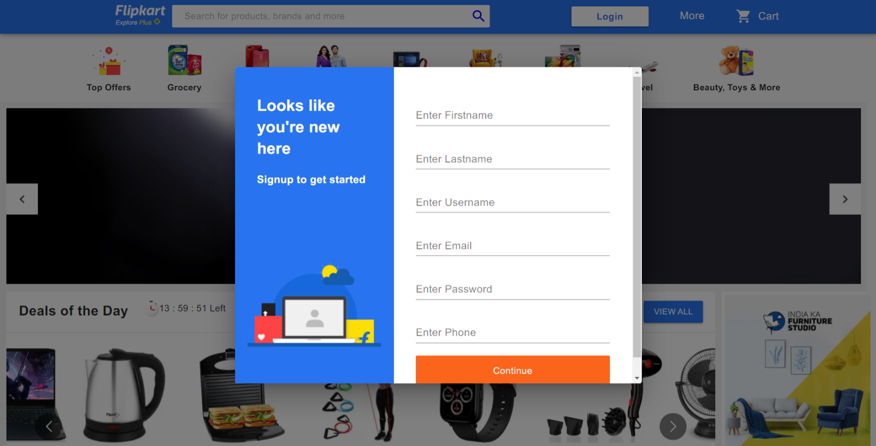 GitHub - shashwat8004/Flipkart-clone: MERN stack projeThis app is a ...