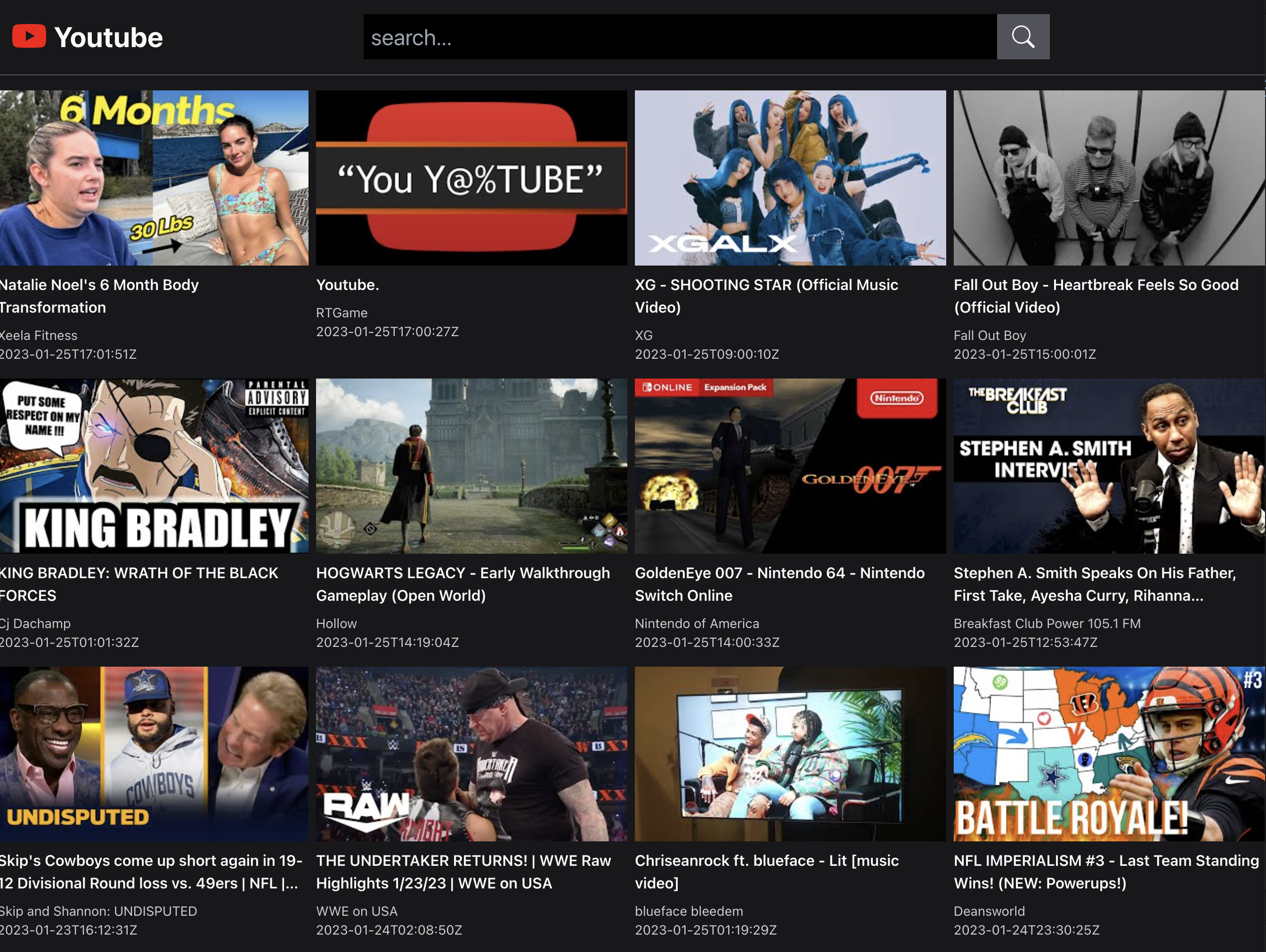 GitHub - chusu91/Youtube-Clone: Youtube clone project using React