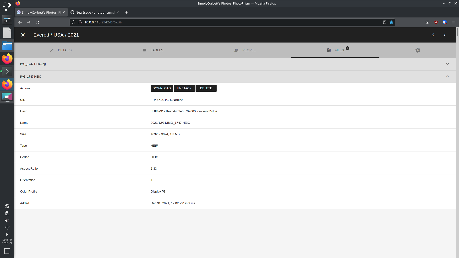 Bug HEIF is converted to jpeg · photoprism photoprism · Discussion