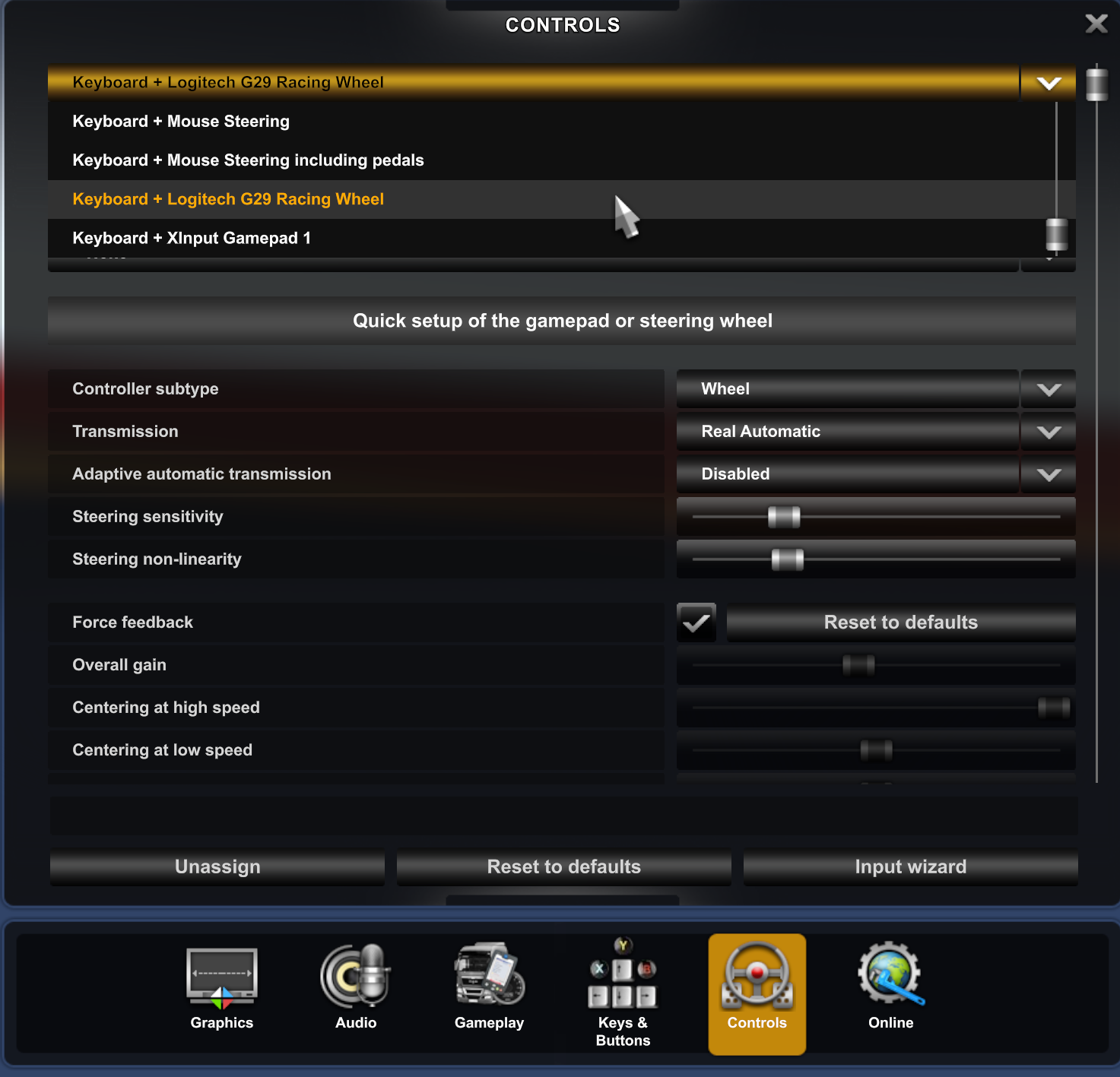 After last Steam update Logitech G29 Wheel not working anymore in