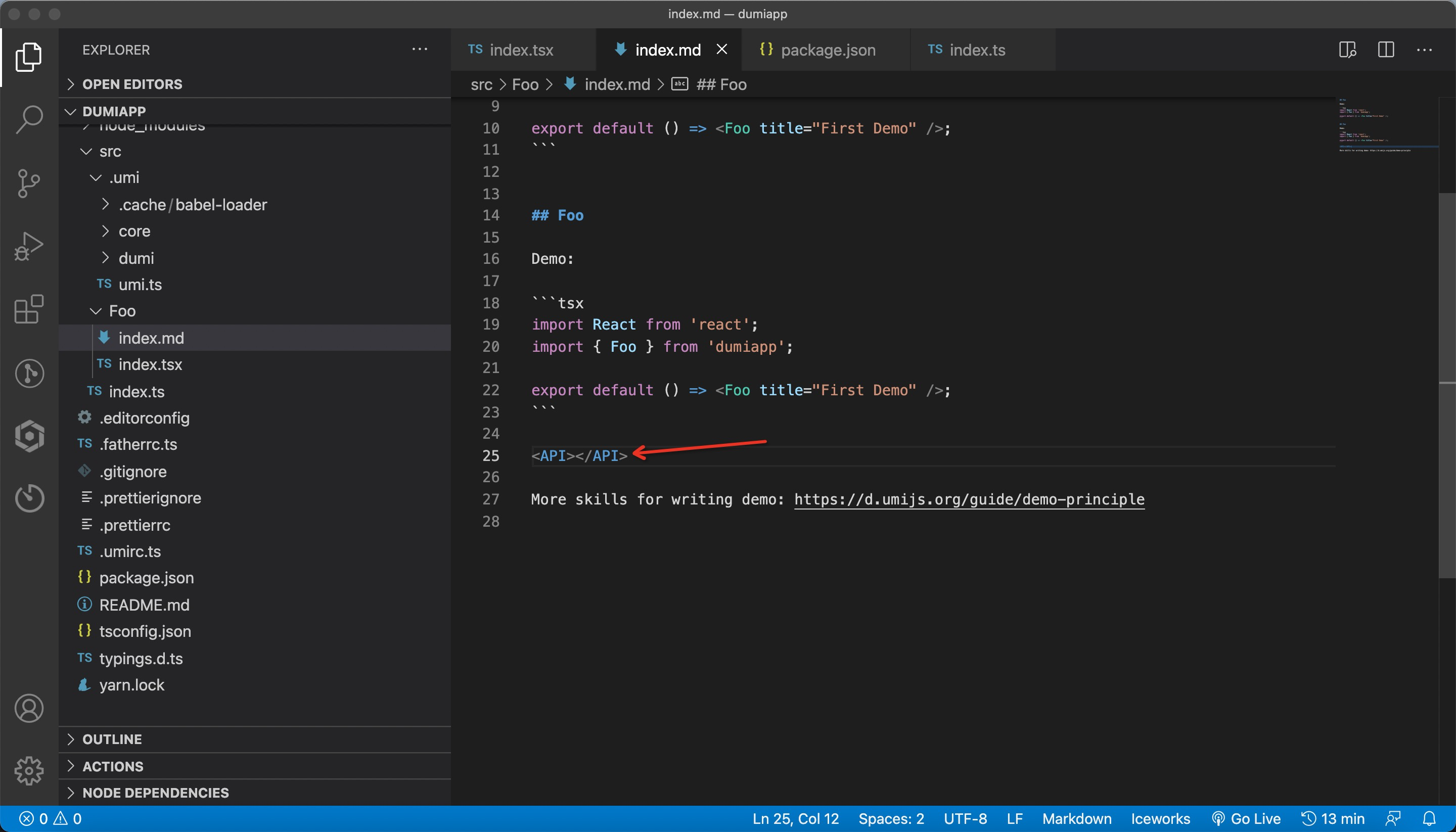 API docs 渲染html层级不符合规范 · Issue #557 · umijs/dumi · GitHub
