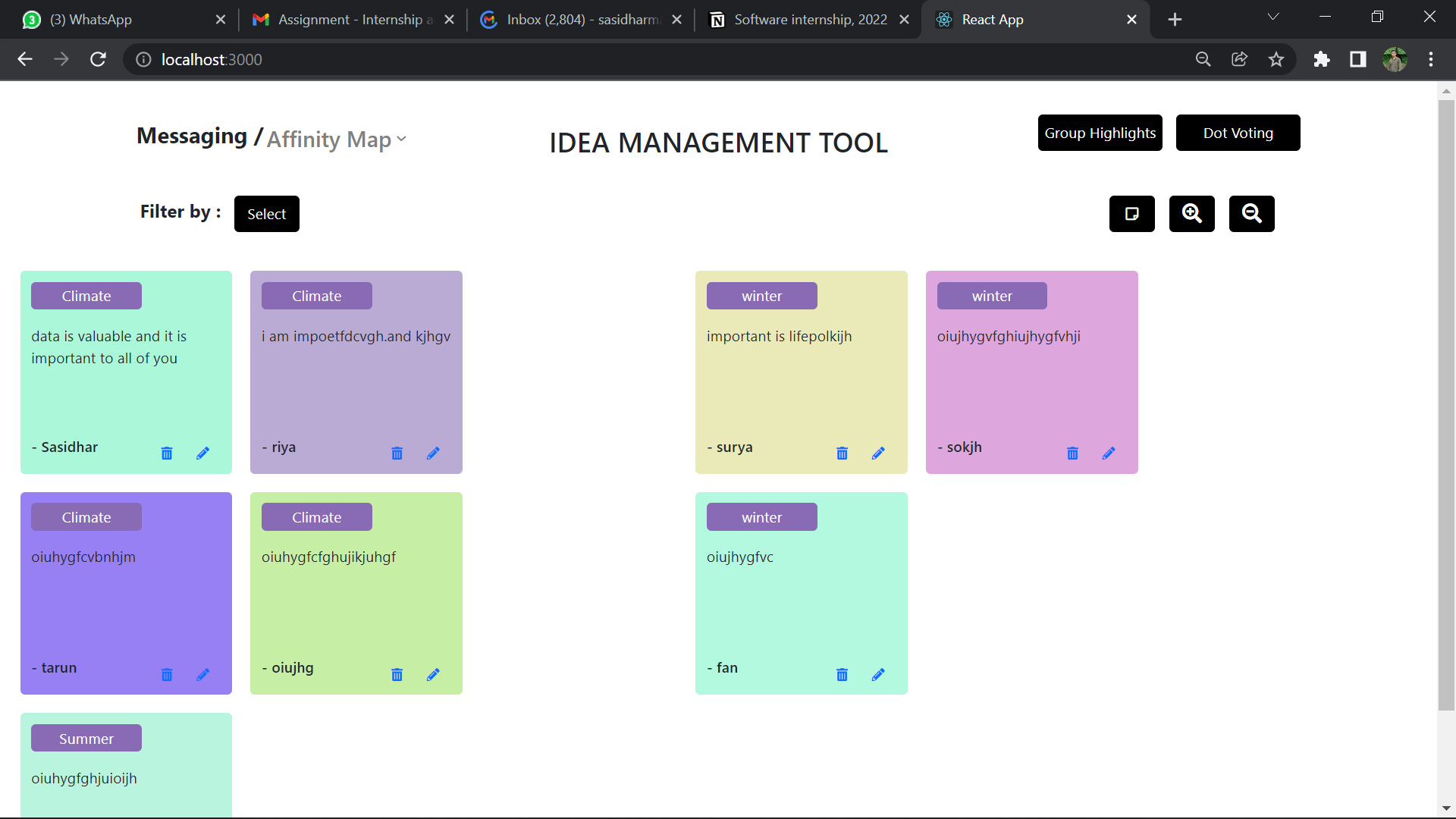 GitHub - sp-8325/IDEA-MANAGEMENT-TOOL