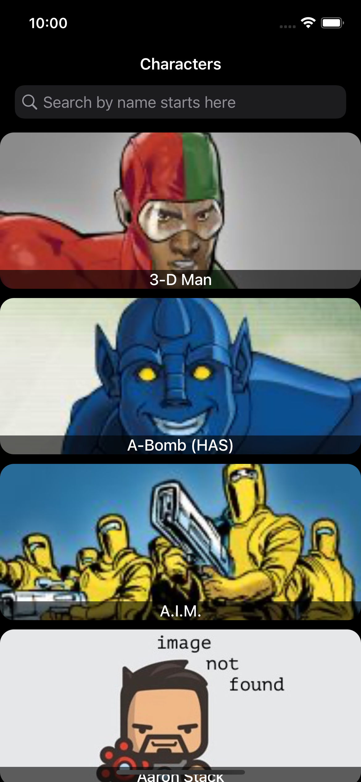 GitHub - DaniilSmirn0v/Marve1API: Marvel test task