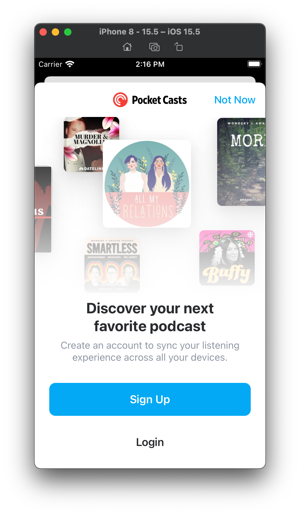 Onboarding Fixes an issue where the login button isn't accessible for