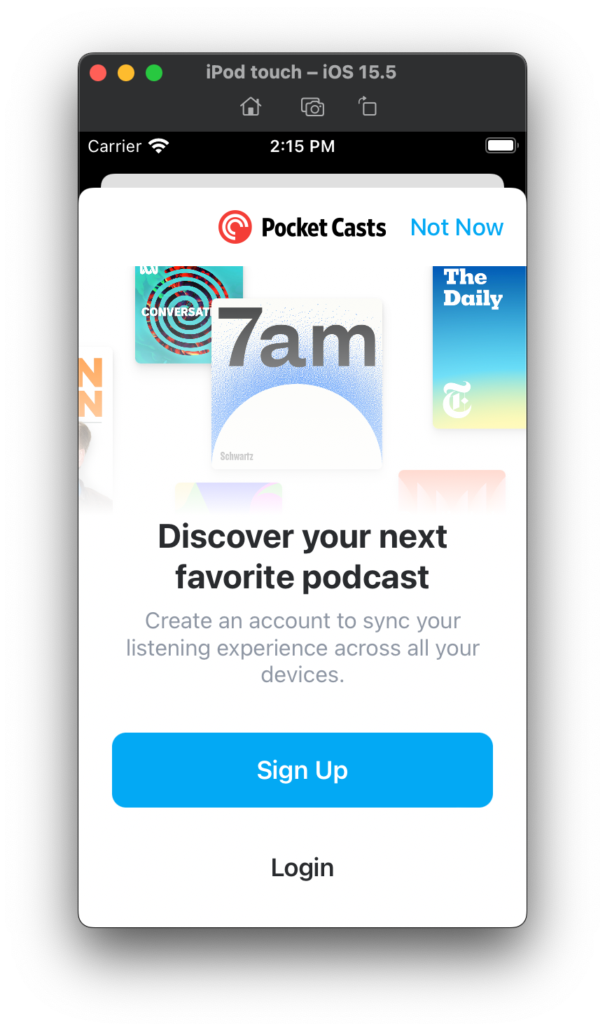 Onboarding Fixes an issue where the login button isn't accessible for