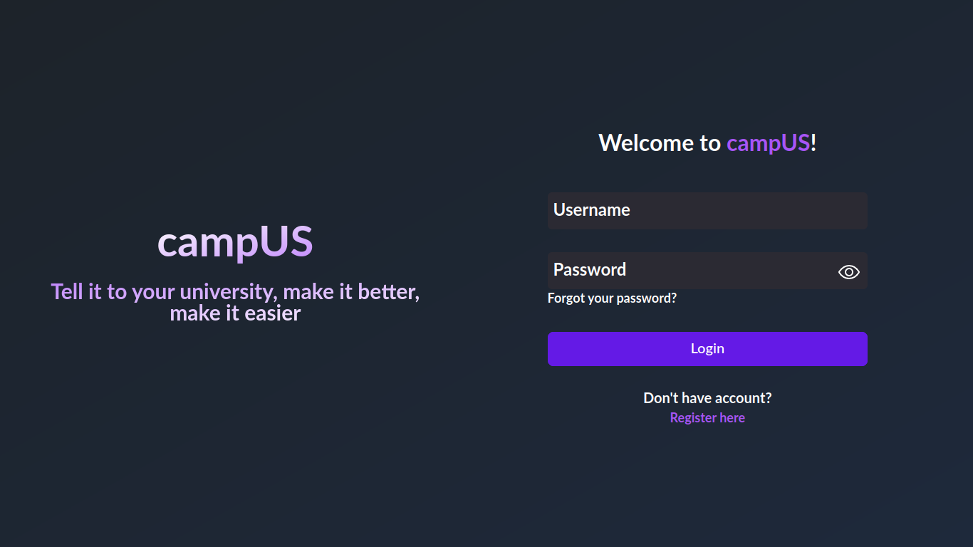 GitHub YuukioFuyu campUS Simple Feedback Web To Connect Students Github yuukiofuyu campus simple feedback web to connect students