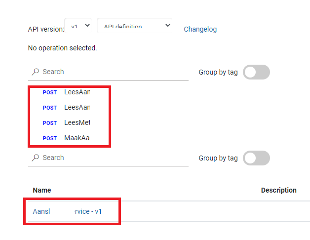 When Clicking on API in API reference page https://...developer.azure ...