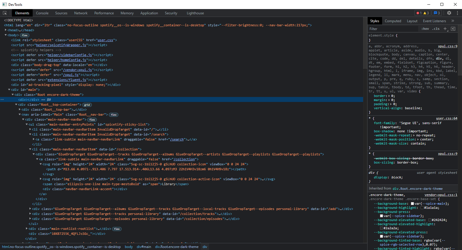 [Fluent] Sidebar Icons not aligned (HOME, SEARCH, LIBRARY) · Issue #605 ...