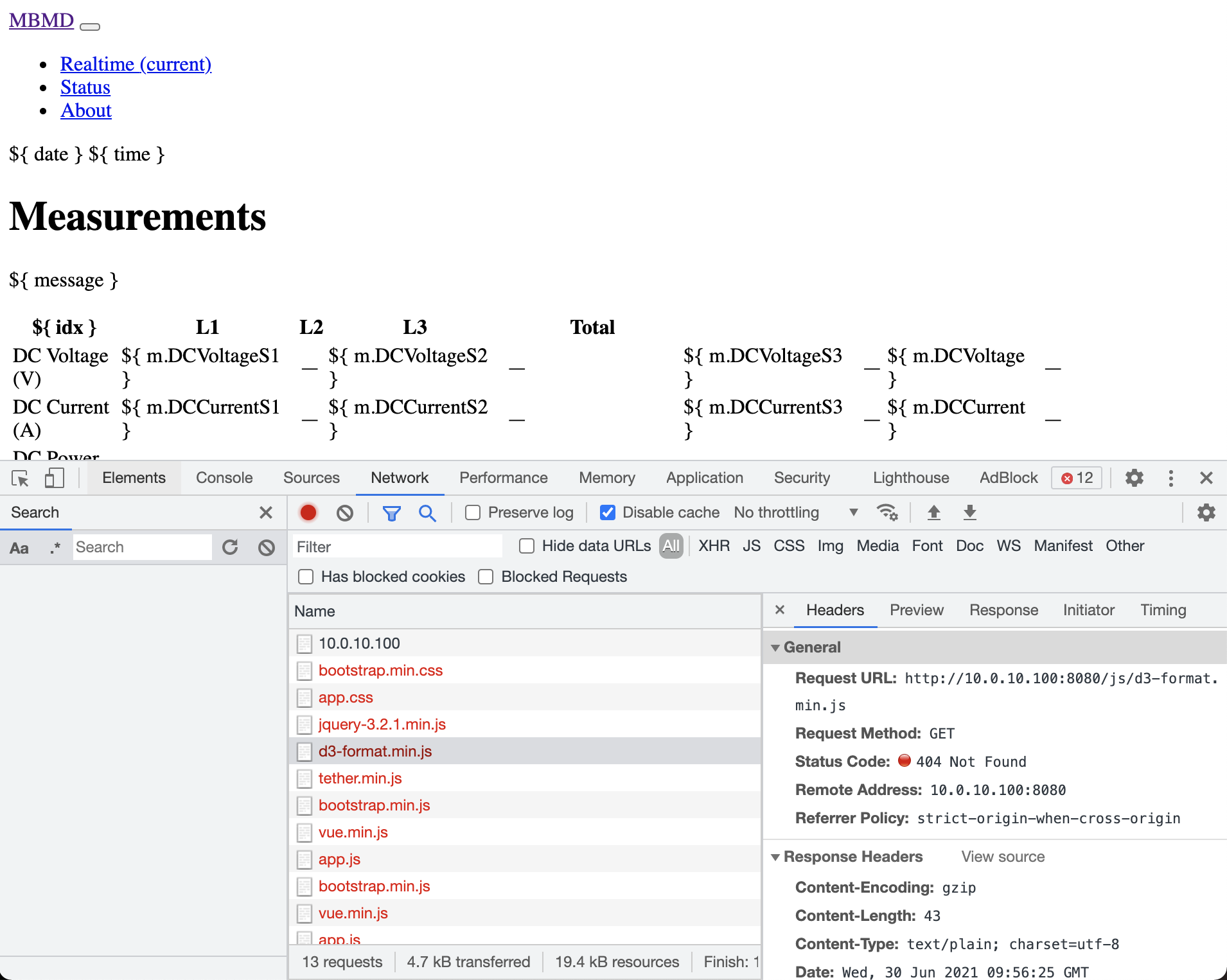 Web server issue on build · Issue #214 · volkszaehler/mbmd · GitHub