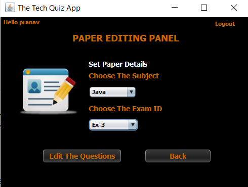 GitHub - pranav17gupta/Tech-Quiz-Application: A dekstop application ...
