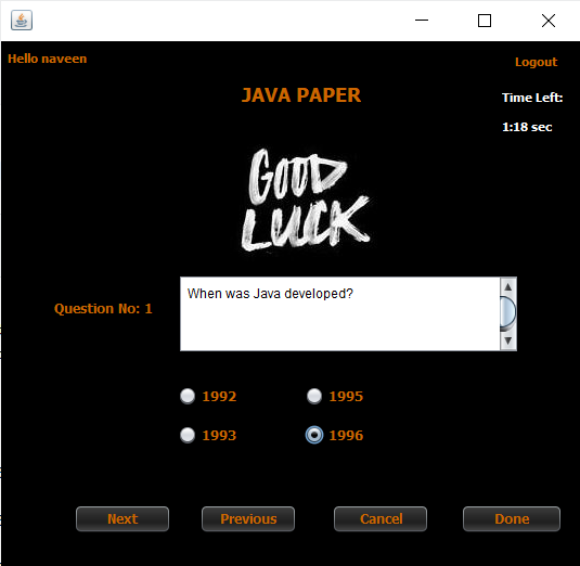 GitHub - pranav17gupta/Tech-Quiz-Application: A dekstop application ...