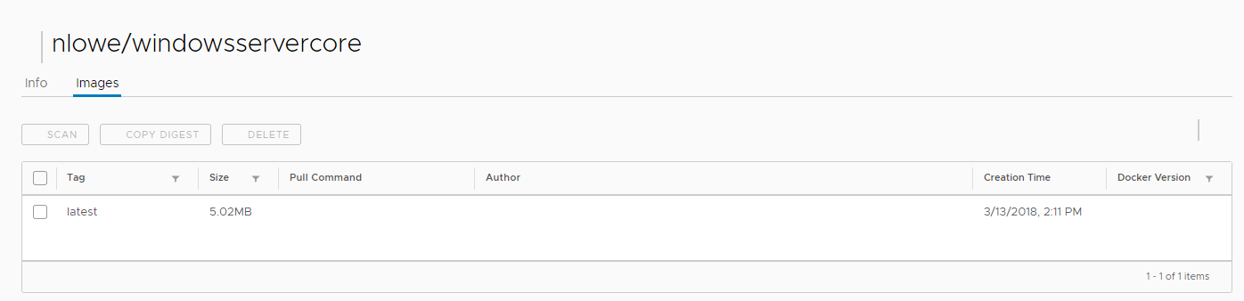 Windows Container Tags have wrong units on Size field in Web UI · Issue ...