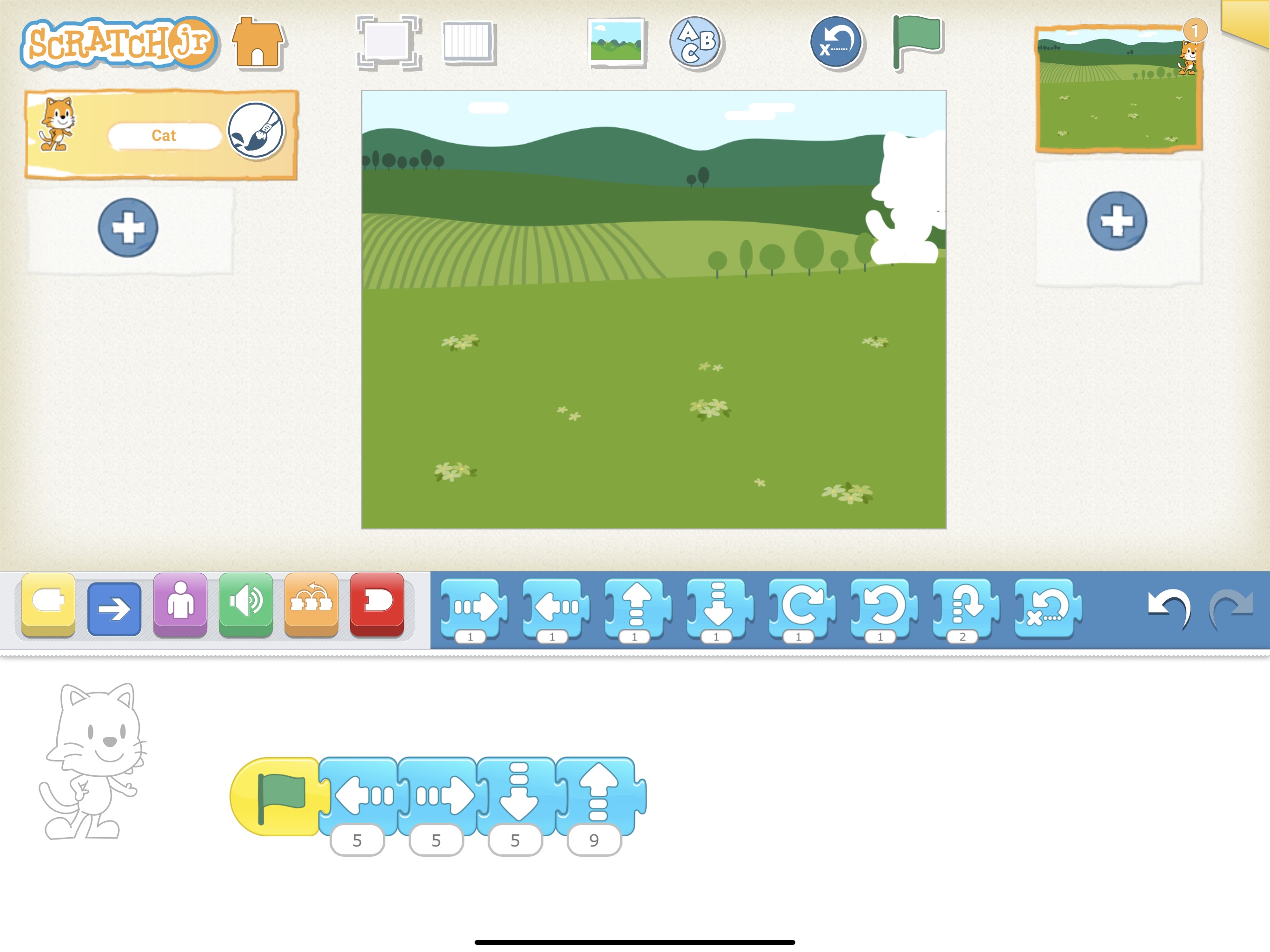 On ipadpro sprite is white silhouette at edge of stage · Issue 393 · scratchfoundation