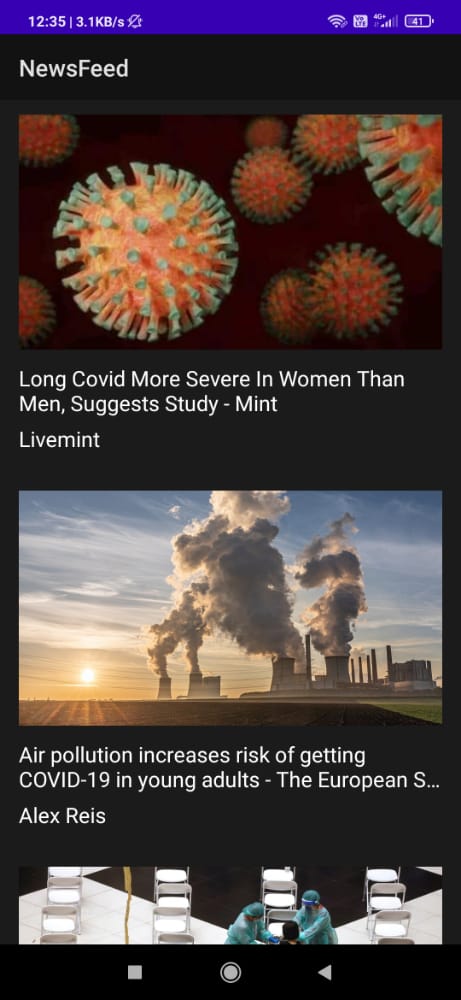 GitHub - Sourav19o7/News-Feed: A simple news app build with android ...