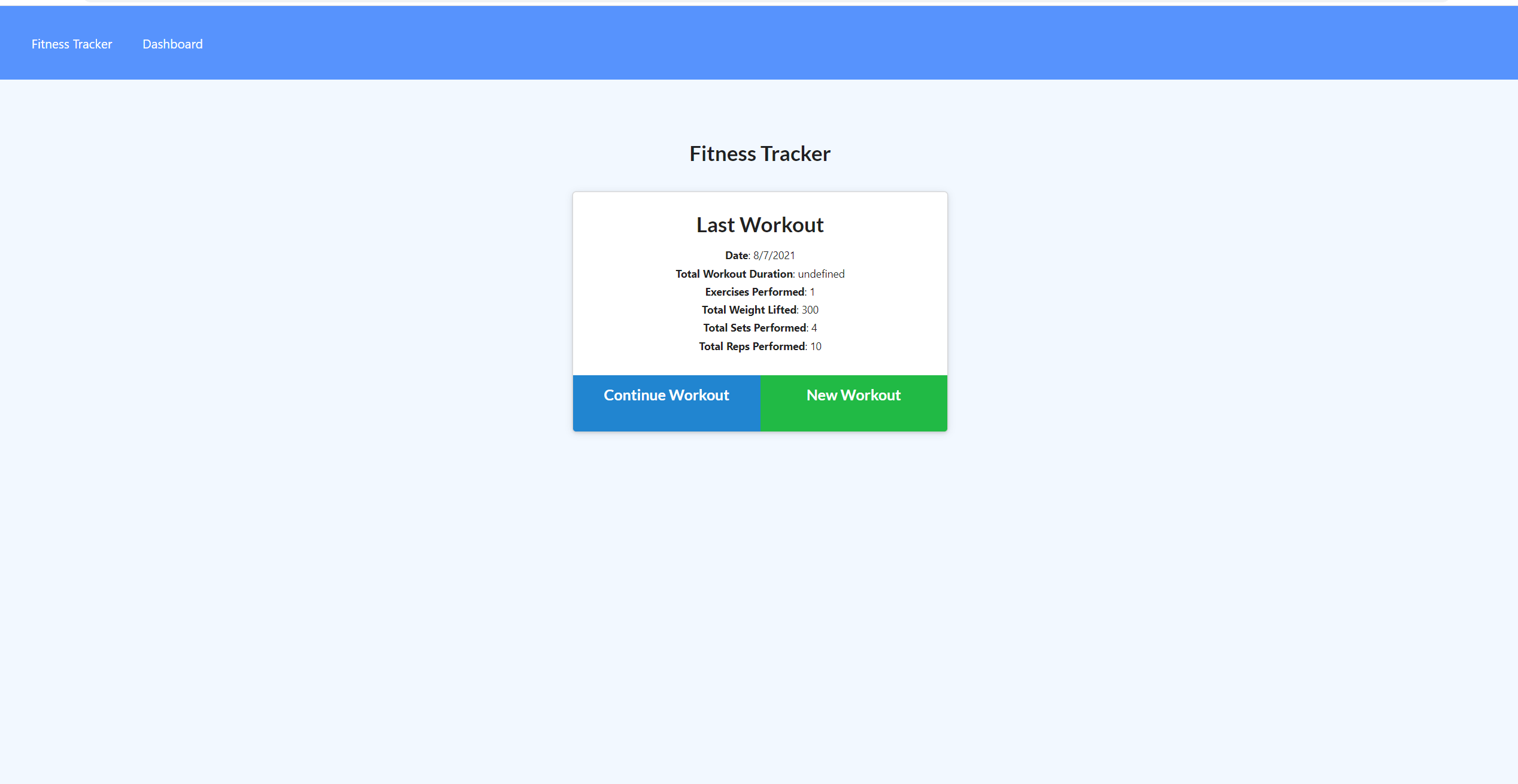 GitHub - stephenobie/Workout-Tracker