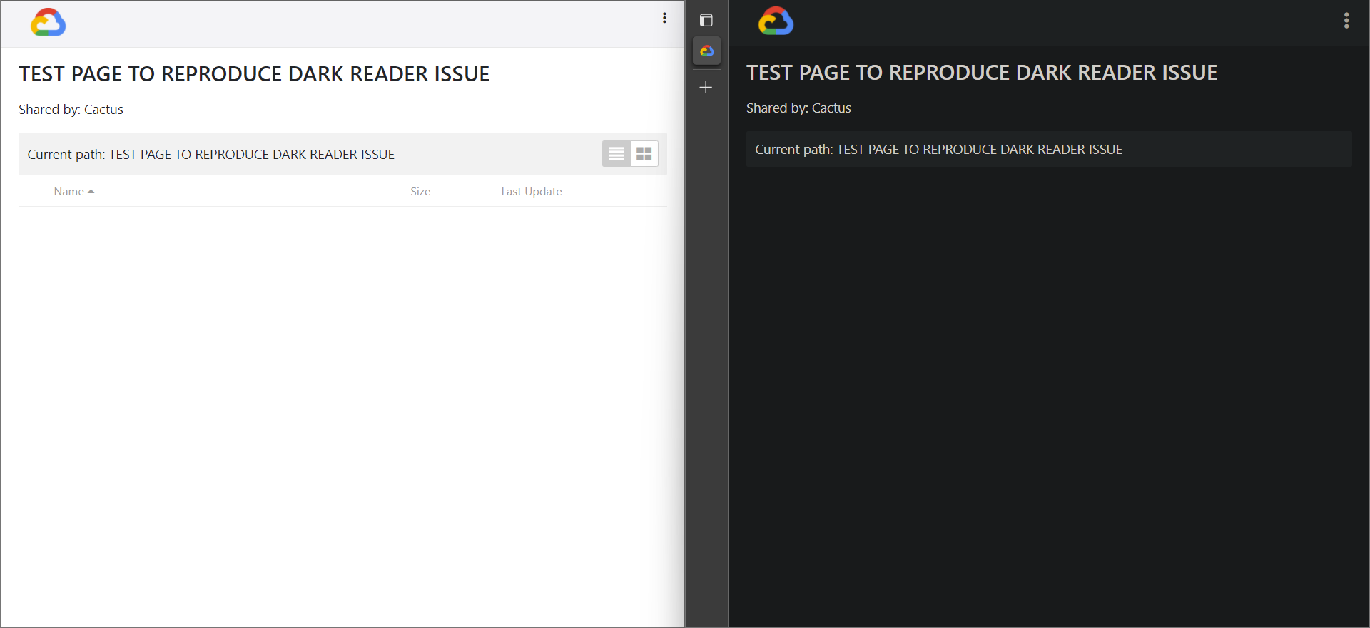 [Bug] Cannot enable Dark Reader in a website on Google Chrome, but I ...