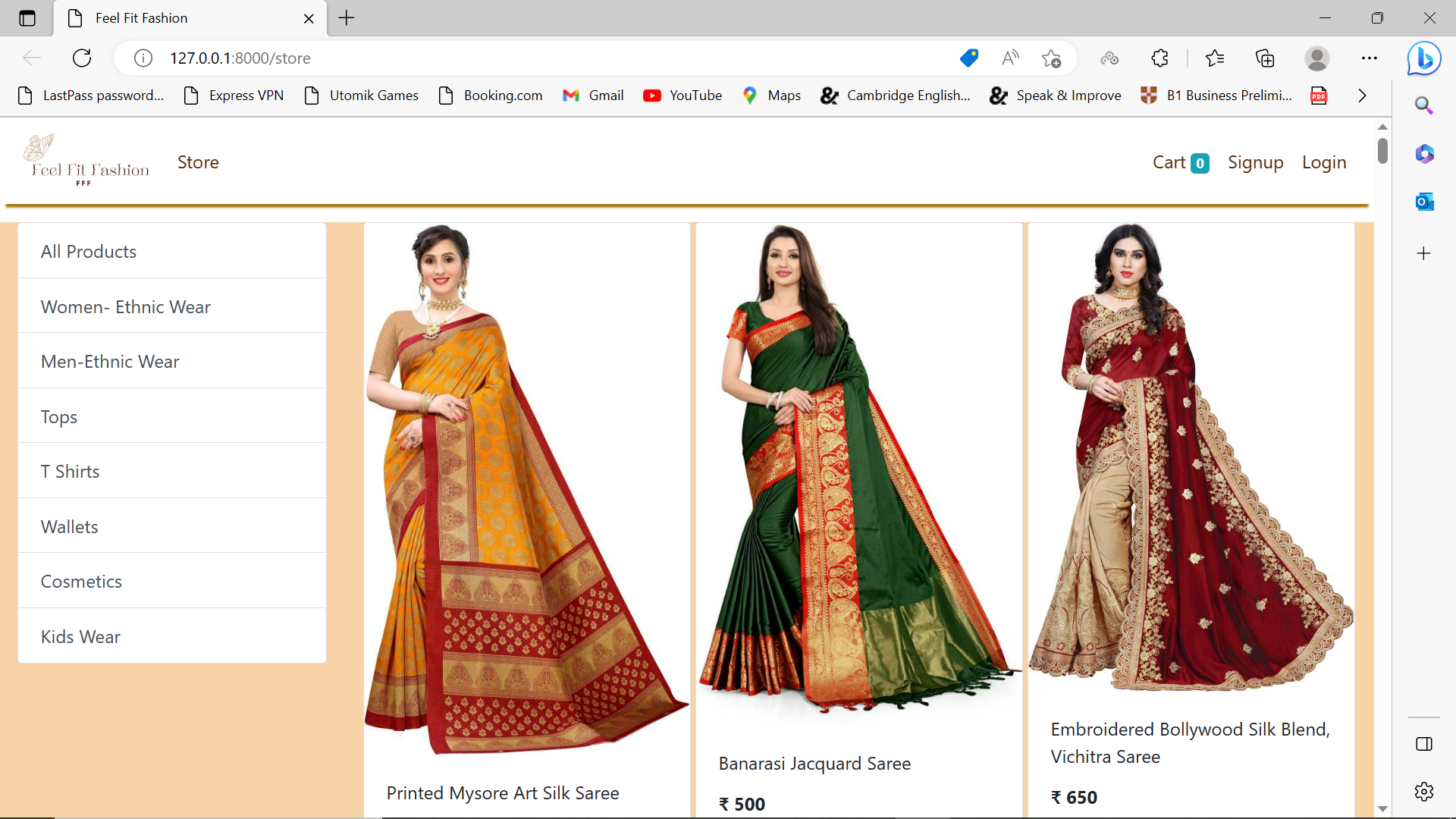 GitHub - SnehankithaMalayanur/FeelFitFashion: ECommerce Website
