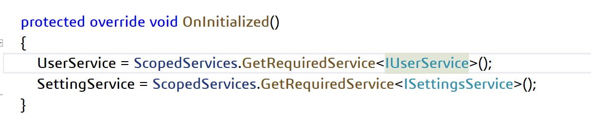 ScopedServices property of OwningComponentBase may not be disposed ...