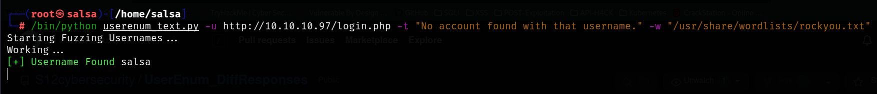GitHub - S12cybersecurity/UserEnum_DiffResponses: Python Script to ...