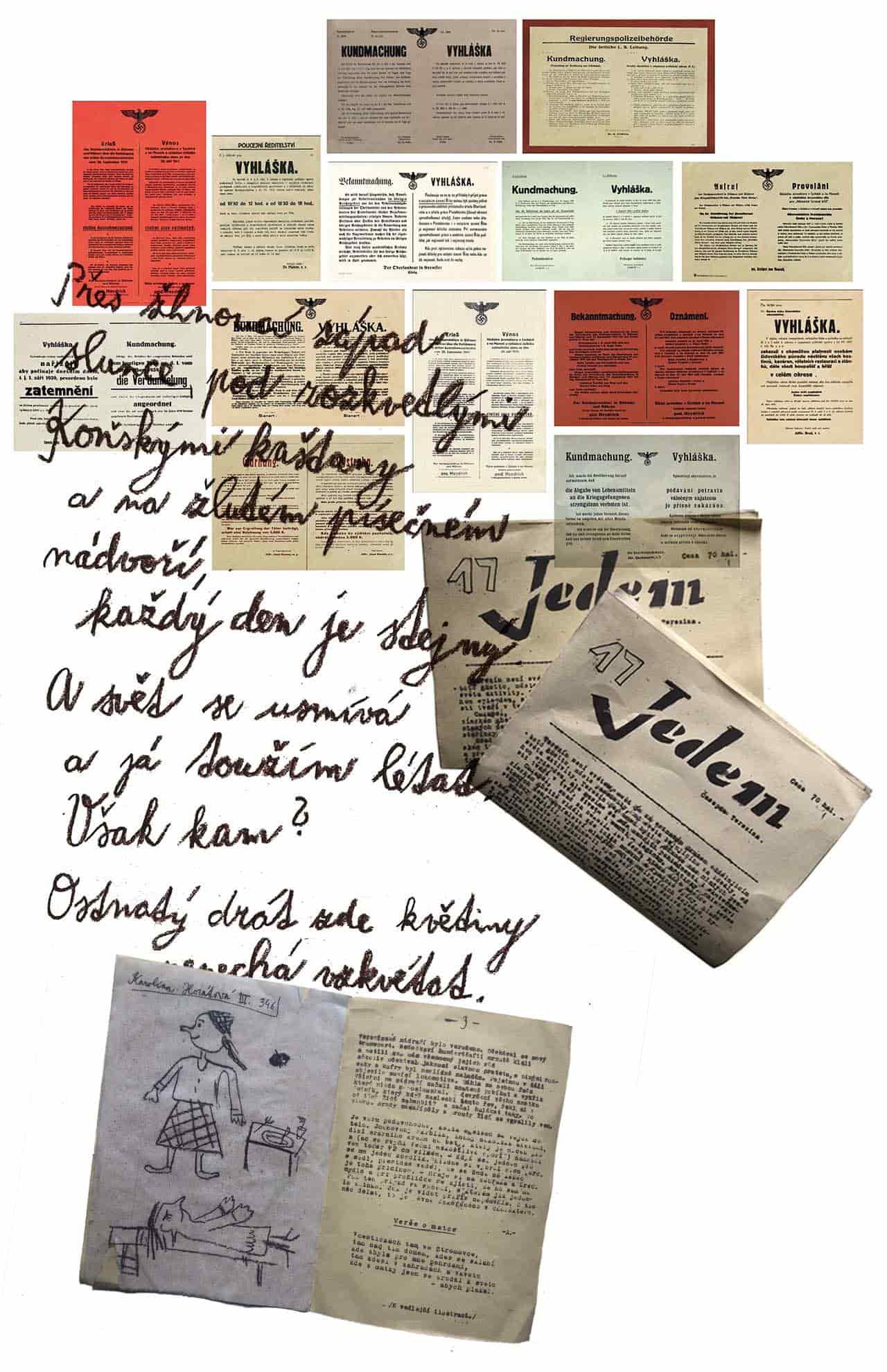 Demonstration of work from the project Terezín